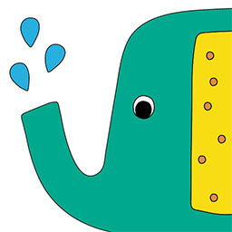 Hasbro Coloring Pages - Playskool - Elephant